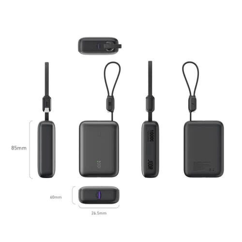 جودا -بطارية متنقلة JODA Halo 10 بقوة 22.5 واط بسع...