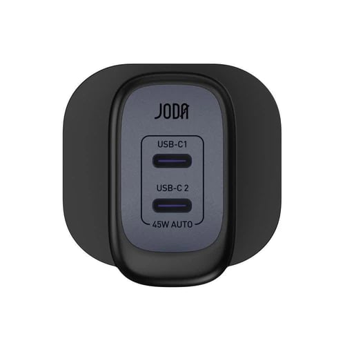 جودا - شاحن جداري JODA Mobi بقوة 45 واط بمنفذين تا...