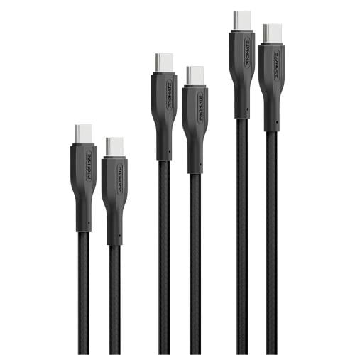 بروميت - كيابل ثلاثية USB-C™ بقدرة 60 واط، بأطوال...