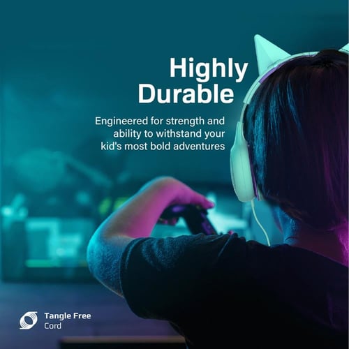 بروميت - سماعة رأس سلكية للأطفال بتقنية SafeAudio™...