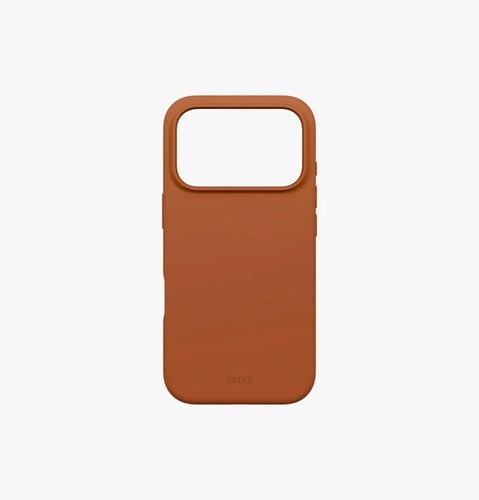 يونيك - كفر لينو ماج سيف للايفون 17 برو برتقالي غر...