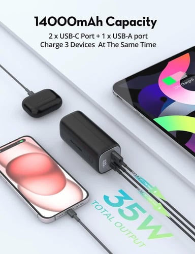 راف باور - باور بنك 14 الف ملي أمبير بقوة 30 واط