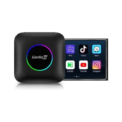 كارلينكيت - مشغل Carplay لاسلكي نظام اندرويد 13 بس...