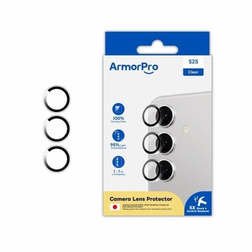 ارمور برو - حماية عدسة كاميرا سامسونج S25 - شفاف