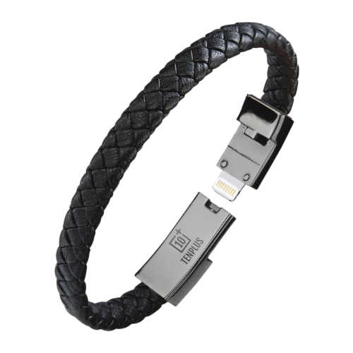 كيبل ايفون بشكل سوار جلدي عصري من تن بلس TEN PLUS