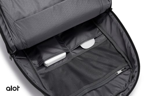 ألوت - حقيبة ظهر للابتوب بسعة 18 لتر - اسود