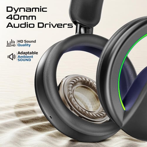 بروميت - سماعات رأس لاسلكية مفتوحة الأذن مزودة بسم...