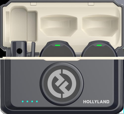 هوليلاند - مجموعة ميكروفون لارك M2 لاسلكي لافاليير...