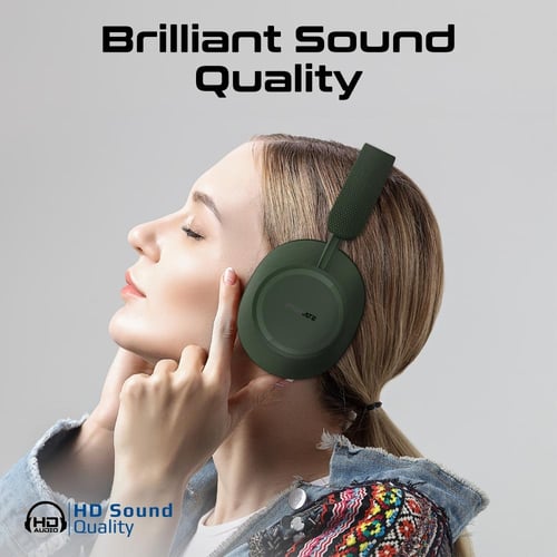 بروميت - سماعات رأس لاسلكية استيريو بجودة صوت عالي...