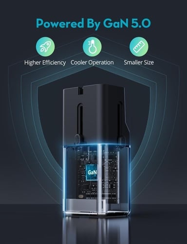 راف باور - فيش سفر نانو بقوة 30 واط بمنفذ تايب سي