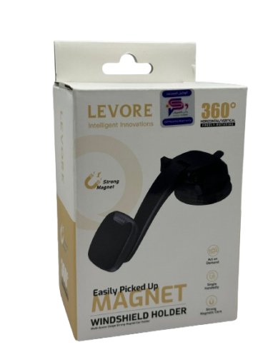 حامل جوال للسيارة مغناطيسي من ليفوري 360 درجة - أس...