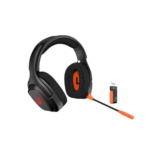 ميشن - سماعة قيمنج لاسلكية ثلاثية الاتصال بصوت محي...