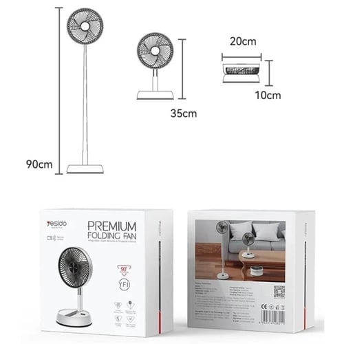 مروحة تبريد قابلة للطي والتعديل-YF11 من يسيدو