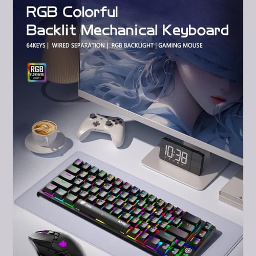 كيبورد مع ماوس ASA KEYBOARD KM64 MUSE