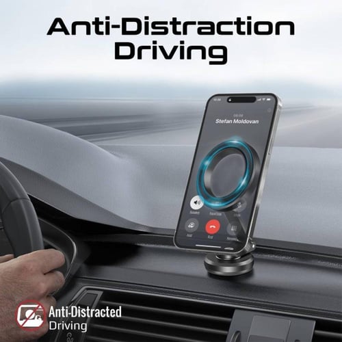 بروميت - حامل الهاتف الذكي بحلقة مغناطيسية قابلة ل...