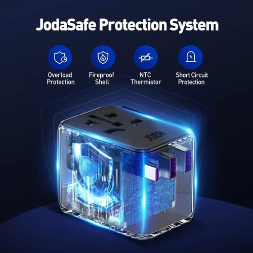 جودا - فيش سفر متعدد المداخل 20 واط مزود بتقنية جا...