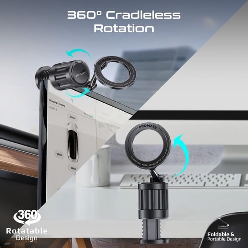 بروميت - حامل مغناطيسي متوافق مع ماج سيف، مزود بمش...