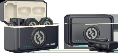 هوليلاند - مجموعة ميكروفون لارك M2 لاسلكي لافاليير...