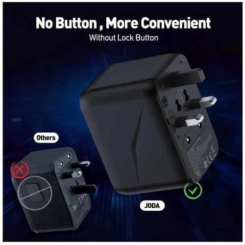 جودا - شاحن جداري للسفر Tour 20 بقوة 20W بمنفذين U...