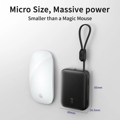 جودا -بطارية متنقلة JODA Halo 10 بقوة 22.5 واط بسع...