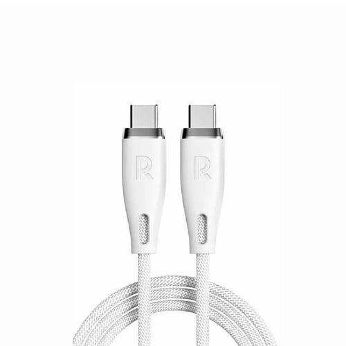 راف باور - كيبل شحن نايلون من USB-A سي إلى لايتنين...