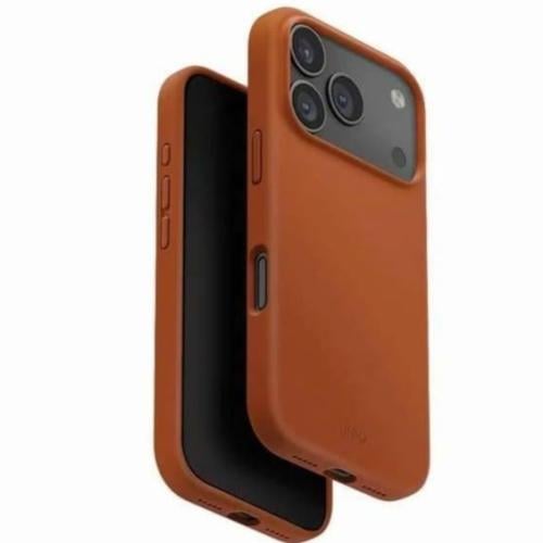 يونيك - كفر لينو ماج سيف للايفون 17 بروماكس برتقال...