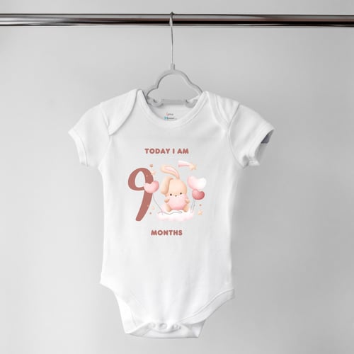 Set of 12 - Sleepy rabbit