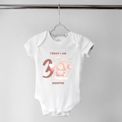 Set of 12 - Sleepy rabbit