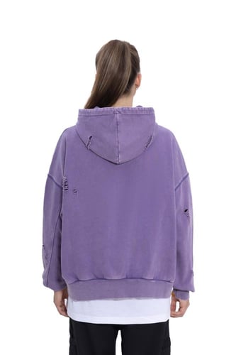 Washed purple Hoodie