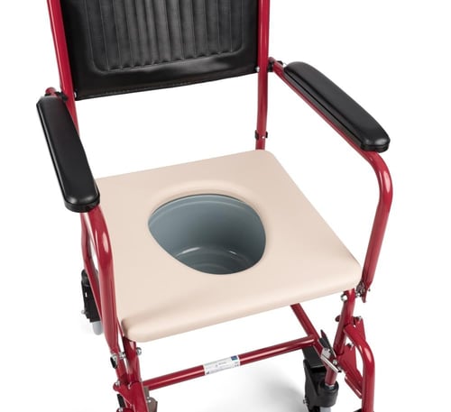 كرسي حمام متحرك Adjustable Commode Chair