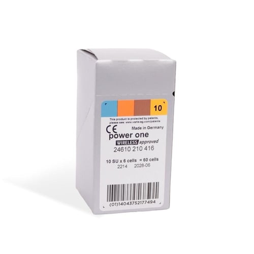 بطارية سماعة الاذن باور وان الماني power one p10