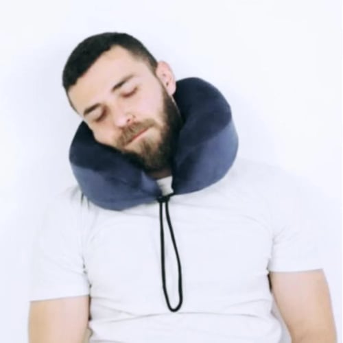 وسادة الرقبة للسفر مطورة كوين ميد