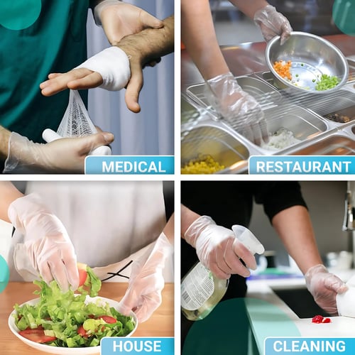 كرتون قفازات فينايل 1000 قفاز مقاسات متعددة Vinyle...