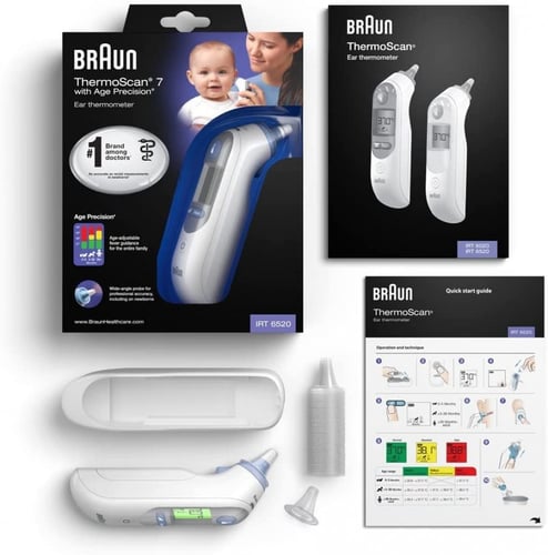 براون ثيرموسكان 7 مقياس حرارة عن طريق الأذن IRT 65...