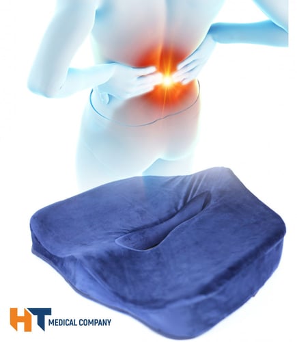 وسادة الجلوس لراحة اسفل الظهر ودعم العصعص والناسور