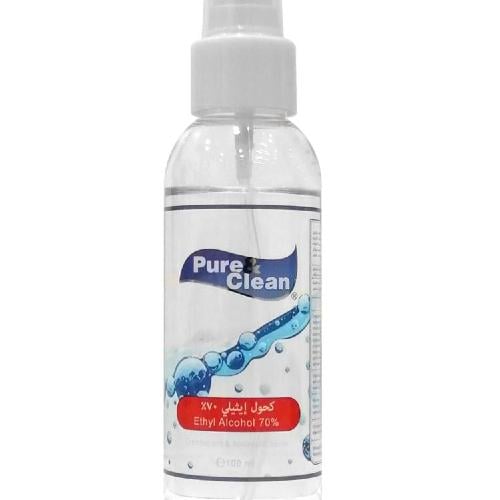 كحول ايثيلي بخاخ 100 مل بيور اند كلين