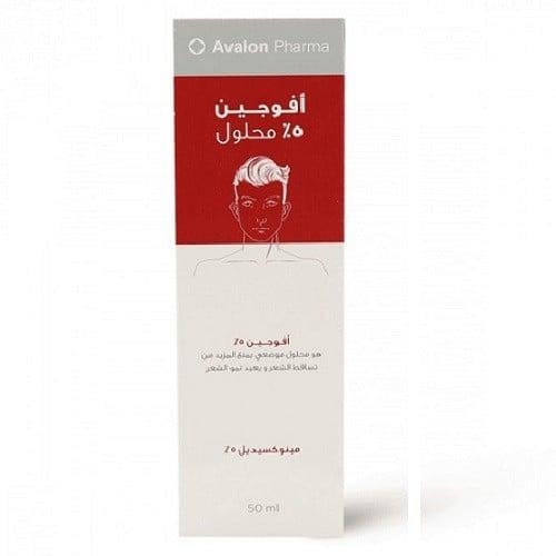 افوجين 5% بخاخ محلول مينوكسيديل لنمو الشعر للرجال...