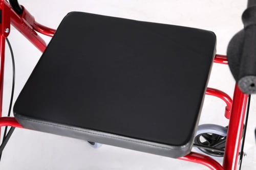 مشاية كبار السن بمقعد وساند مع اربع كفرات