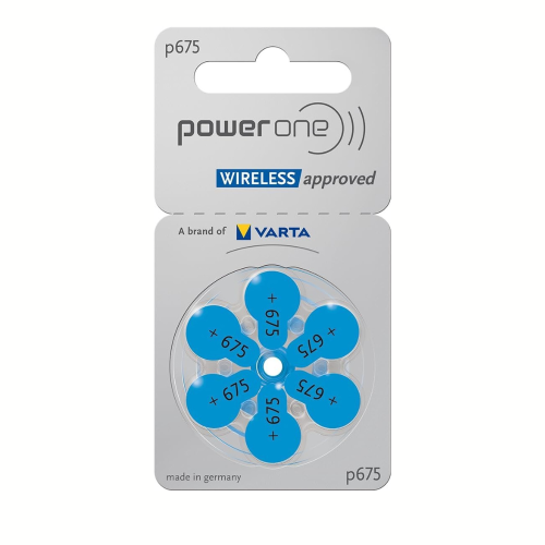بطارية سماعة الاذن باور وان الماني power one P675