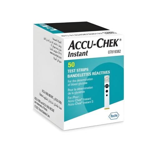 شرائط قياس السكر أكيوتشك انستانت – 50 قطعة
