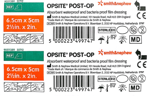 سميث & نيفو - اوبسايت ضمادة معقمة لاصقة بعد الجراح...