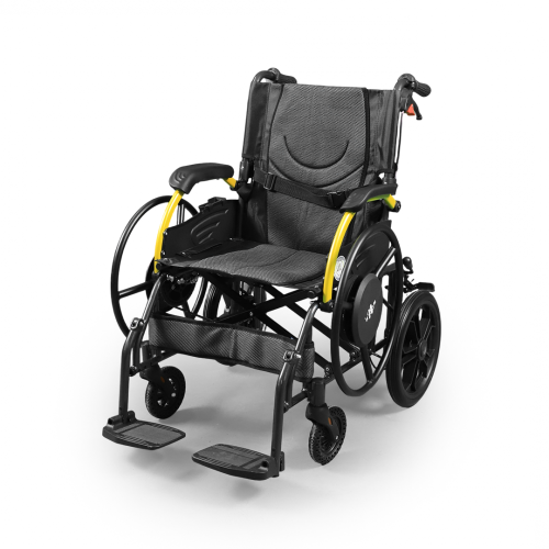 كرسي الومنيوم خفيف الوزن 46 سم - بخاصية الدفع الذا...