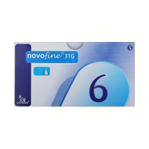 نوفوفاين ابر اقلام انسولين 31G بطول 0.25×6 مم - 10...