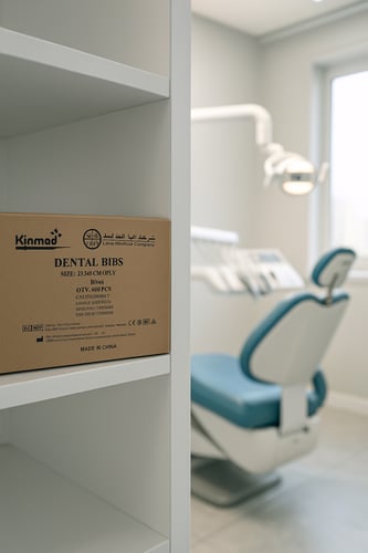 فوط اسنان ثلاث طبقات KINMED Dental bib