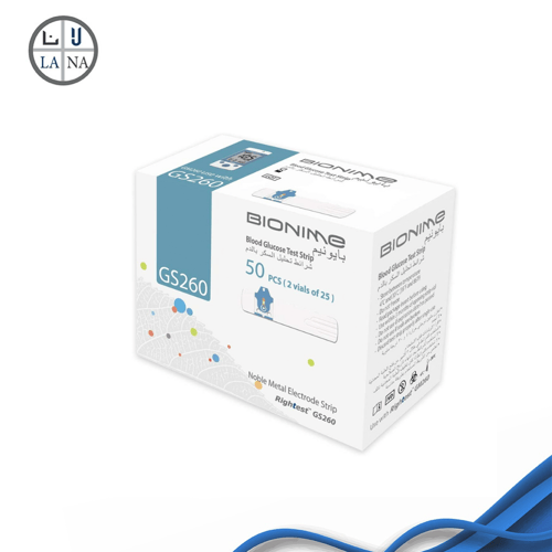 شرائط قياس السكر بايونايم GS 260