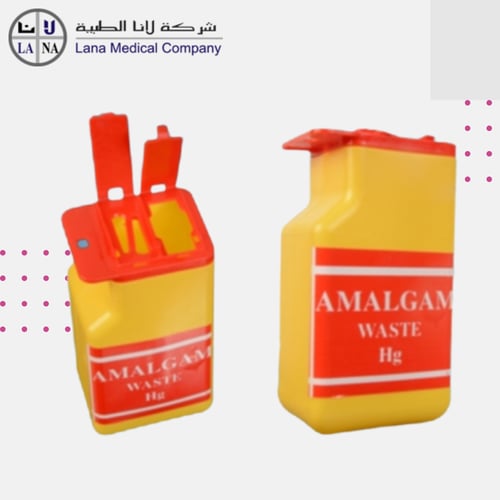 حاوية نفايات طبية حادة سعر 1.5 لتر مع غطاء احمر