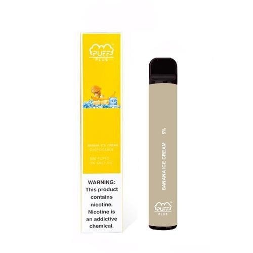 سحبة جاهزة بنكهة ايس كريم الموز 800 موشة Puff Bar...