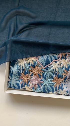 مخور النخلة حرير ايطالي شغل يد خرز ولولو