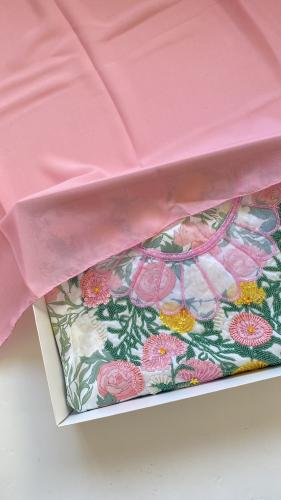 مخور حرير ايطالي شغل خرز وتطريز وفصوص