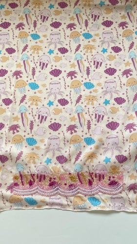 مخور عالم البحار للبنات (٣ سنوات - ١١ سنة) حرير اي...